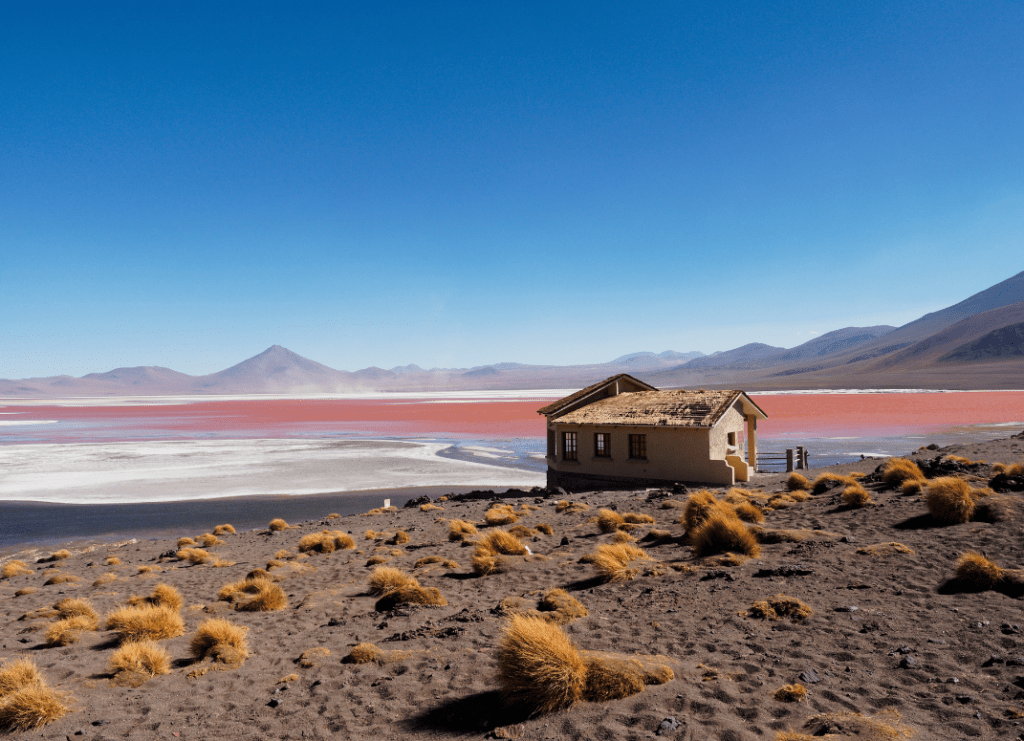 maison bolivienne dans la laguna colorada